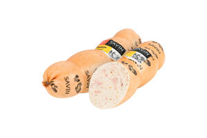 Ковбаса варена з м'яса птиці Пташина Savin Product в/с кг