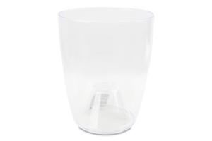 Горщик д/орхідей прозорий 15*17см Алеана