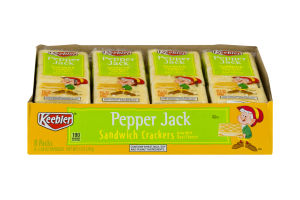 Keebler Sandwich Crackers Pepper Jack - 8 PK