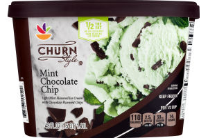 Ahold Churn Style Ice Cream Mint Chocolate Chip