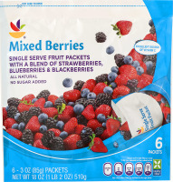 Ahold Mixed Berries Single Serve Fruit Packets - 6 CT