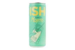 Напиток безалкогольный 0.25л 0.5% газированный Мохито Ish ж/б