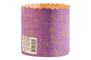 Форма для выпекания для изделий из теста бумажная 90х85мм Пастель ТОВ РКСП 1шт