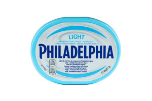 Сыр 37.5% мягкий пастеризованный Легкий Philadelphia п/у 0.2кг