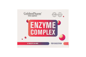 Добавка дієтична Ензим комплекс 30таблеток Голден фарм