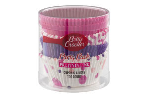 Betty Crocker Party Pack Cupcake Liners Pretty In Pink - 100 CT