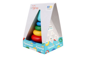 Іграшка Пірамідка розвиваюча Tigres