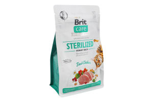 Корм сухой для взрослых кошек Fresh Chicken Sterilized Care Brit м/у 400г