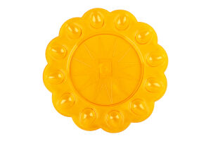 Тарілка пасхальна велика пластикова