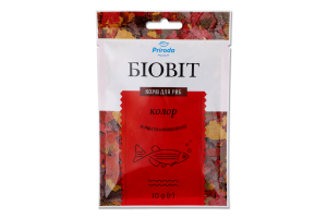 Корм для риб пластинчастий Колор Біовіт Природа м/у 10г