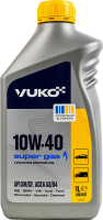 Олива моторна напівсинтетична 10W-40 Super gas Vuko 1л