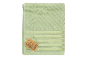Рушник сіро-зелений махровий 50*90см 500г/м2 GM Textile
