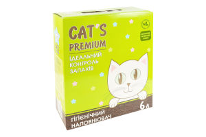 Наполнитель гигиенический сапонитовый Cat's Premium 6кг
