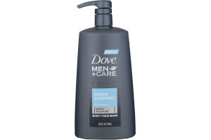 Dove Men + Care Body + Face Wash Clean Comfort