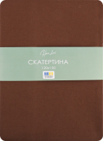 Скатертина Суцвіття шоколад напівпанама 120*150см Homeline
