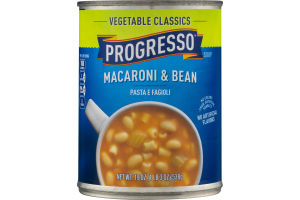 Progresso Vegetable Classics Macaroni & Bean Soup