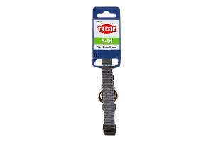 Нашийник д/собак Преміум графіт нейлон 14мм 30-40см Тріксі