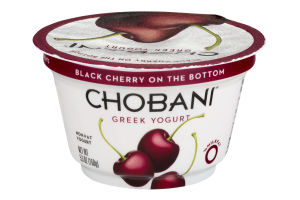 Chobani Greek Fruit on Bottom Non-Fat Yogurt Black Cherry - 12 CT