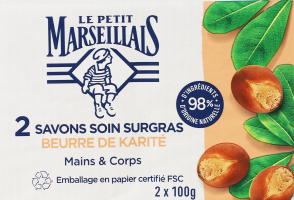 Мыло с маслом ши Le Petit Marseillais 2х100г