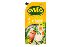 Майонез 67% Столовый Оліс д/п 560г