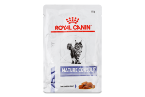 Корм д/котів похилого віку Мейче Консалт шматочки в соусі 85г пауч РоялКанін