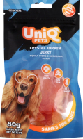 Снек для собак UNIQ PETS 80г курячі джеркі И587 (Польща)