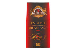 Чай черный English Breakfast Specially Classics Basilur к/у 100г