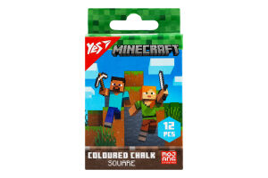 Крейда кольорова Yes! Minecraft квадратна