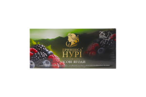 Лісові ягоди 1,5гх25шт.х24п. пакет "Принцесса Нури" ОУ