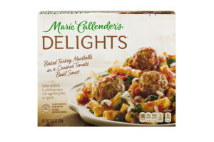 Marie Callender's Delights Baked Turkey Meatballs in a Crushed Tomato Basil Sauce