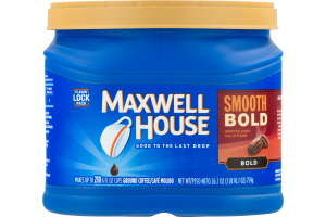 Maxwell House Ground Coffee Smooth Bold