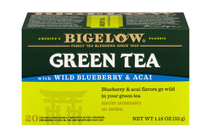 Bigelow Green Tea with Wild Blueberry & Acai - 20 CT