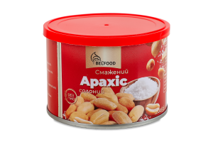Арахис жареный соленый BelFood ж/б 120г
