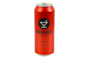 Напій слабоалкогольний 500мл 7% сильногазований Порнстар Cocktails Shake з/б