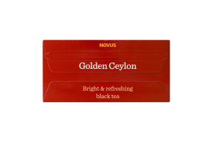 Чай черный байховый мелкий Golden Ceylon Novus к/у 25х1.5г