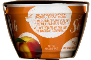 Chobani Smooth Low-Fat Classic Yogurt Peach - 2 PK