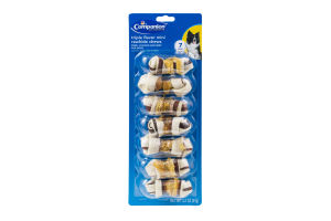 Companion Triple Flavor Mini Rawhide Chews for Dogs Pork, Chicken and Beef - 7 CT