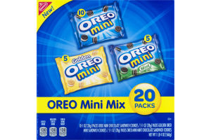 Nabisco Oreo Cookies Mini Mix - 20 CT