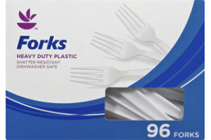 Ahold Heavy Duty Plastic Forks - 96 CT