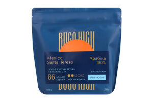 Кофе натуральный жареный молотый Santa Teresa Mexico Buco High д/п 250г