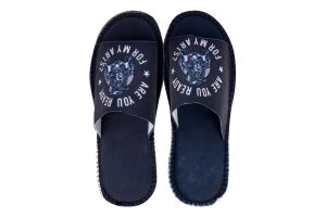 Капці кімнатні чоловічі войлочні з нанесенням Twins Home Style №3989 40-44 в асорт