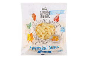 Палочки кукурузные молочные сладкие неглазированные Планета Бомверс м/у 175г