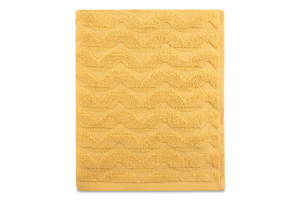 Рушник жовтий махровий жакард 50*90см 500г/м2 ГМ Текстайл