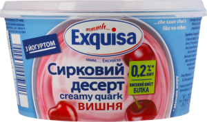 Десерти творожний Exquisa асорті 0,2% В*