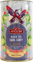 Чай черный байховый листовой с ароматом бергамота Earl Grey Gourmet Hyson тубус 100г