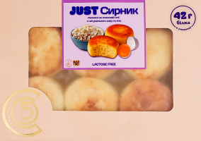 Сырник замороженный жареный Lactose-free Just Справжній смак к/у 360г