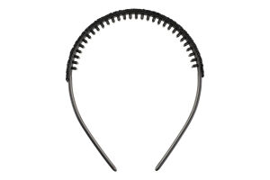 Обруч тканина з камінцями 12см