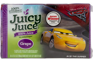 Juicy Juice 100% Juice Grape - 8 CT