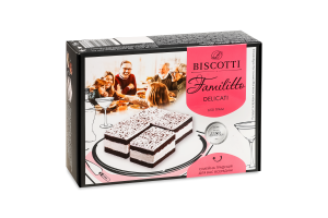 Тістечко бісквітне Delicati Familitto Biscotti к/у 650г
