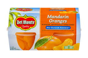 Del Monte Madarin Oranges No Sugar Added - 4 PK